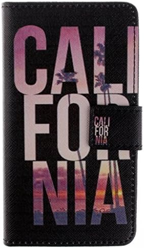 For Sony Xperia M2 Case,PU Leather Stand Wallet Flip Protective Skin Case Cover with Magnetic Closure for Sony Xperia M2 (1-m2)