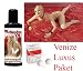 Weihnachts Paket Lack orgy Laken (rot) inkl. Massage Öl & Venize Liebeskugeln