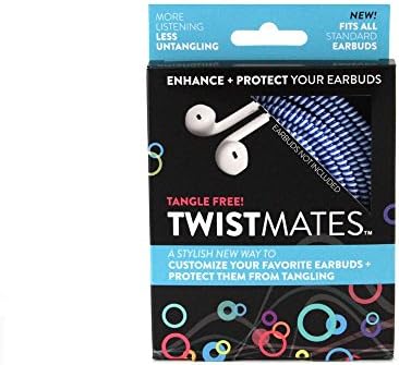 Twistmates DIY Cartoon Style Spiral Wire Protectors/Cable Wrap/Wire Organizer/Cord Manager for Apple Lightning Cables/Samsung and other Tablet Charging Cables/ Earphone Cords and More