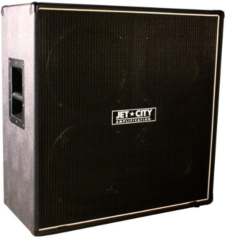 Jet City Amplification 48CV American Custom Cabinet 4x12 Celestion Vintage 30, Black on Black, White Piping