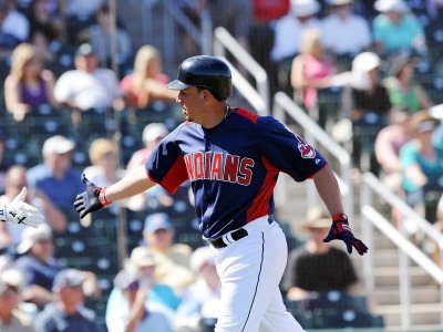 Seattle Mariners v Cleveland Indians, GOODYEAR, AZ - MARCH 11: Asdrubal Cabrera Photographic Poster Print by Norm Hall, 24x32
