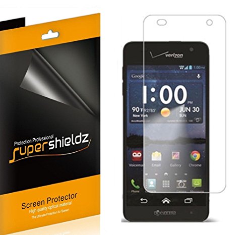 [6-Pack] SUPERSHIELDZ- Anti-Glare & Anti-Fingerprint (Matte) Screen Protector Shield For Kyocera Hydro Elite C6750 (Verizon) + Lifetime Replacements Warranty [6-PACK] - Retail Packaging