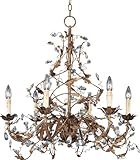 Maxim Lighting 2851EG Elegante 6-Light Chandelier, Etruscan Gold Finish