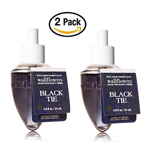 Black Tie Wallflowers - TWO Black Tie Wallflower Refill Bulbs - Bath & Body Works Limited Edition 2015