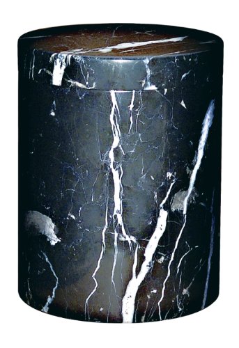 Star Legacy Marble 100% Natural Canister Urn, Midnight, Adult/Large