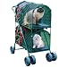 Double Decker Pet Stroller, Green