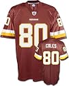 Laveranues Coles Jersey: Reebok Dark Red Replica #80 Washington Redskins Jersey