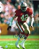 Ronnie Lott Signed 49ers 8x10 Photo - HOF 00