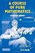 A Course of Pure Mathematics Centenary edition