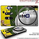DJ Hero Skin WWII Bomber War Plane fits Nintendo Wii DJ Heros (DJ HERO NOT  ....