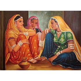 The Common Concerns - Oil on Canvas - Artist: Anup Gomay