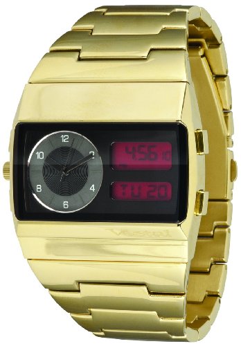 Vestal Herren-Armbanduhr Metal Monte Carlo Analog - Digital Edelstahl gold MMC035 Preisvergleich