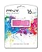 PNY Attache 16GB USB 2.0 Flash Drive, Pink (P-FD16GATT3P-GE)