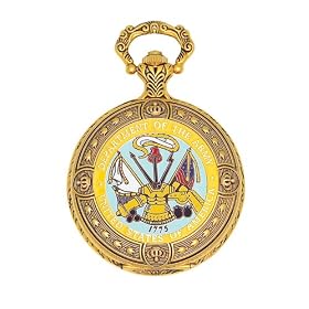 Jules Jurgensen 7382GC United States Army American Heroes Pocket Watch