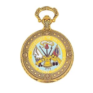 Jules Jurgensen 7382GC United States Army American Heroes Pocket Watch