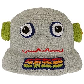 Chenille Robot Baby Hat