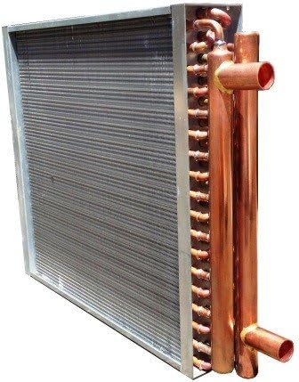 12" X18" Water to Air Heat Exchanger, 90,000 BTU, 3/4 Inch Port, Premium Quality