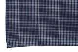 Dunroven House 802-211 Reverse Double Pane Tea Towel in Navy with Tea Dyed Background- Pack of 6
