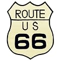Route 66 Rug- Ivory/ Black(4x6')