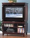 Coffee-Finish Entertainment Armoire