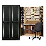 Original Scrapbox Craftbox Scrapbooking Storage Organizer Black Raised Panel Cabinet ~ Scrapbox