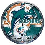 Wincraft Miami Dolphins High Definition 18 Inch Clock