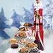 Mrs. Beasley's Three Foot Santa Tower, 20-25 Servings