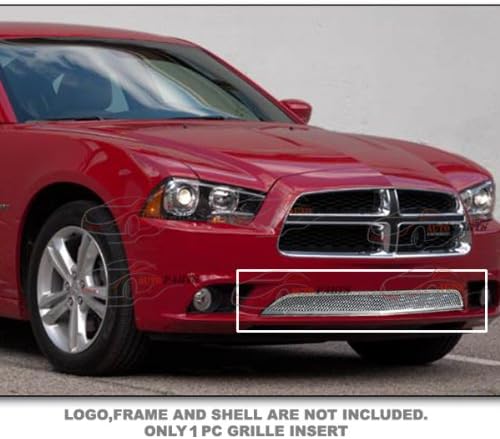 2011-2013 Dodge Charger Lower Bumper Stainless Steel Mesh Grille Grill Insert
