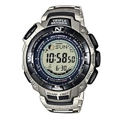 Casio Sport Unisex-Armbanduhr Pro-Trek-Funk-Solar-Kollektion Digital Quarz PRW-1500T-7VER
