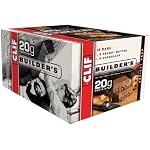 Clif Builder's Bar Variety Pack Of Peanut Butter And Chocolate, 2.4-Ounce Bars (Pack of 18)
