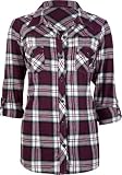 FULL TILT Roll Cuff Womens Flannel Shirt