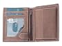 �l�gant Brown Hunter Portefeuille en cuir
