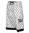 NO FEAR "FIGHT NIGHT" MMA WHITE FIGHT SHORTS SIZE 34