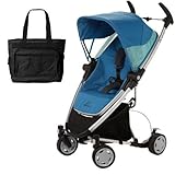 Quinny CV080BFWKT1 Zapp Xtra Stroller - Blue Scratch with diaper bag