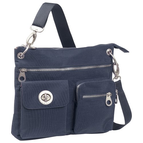 Baggallini Sydney Bagg W/Silver Hardware,Navy,One Size