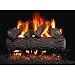 Peterson Real Fyre 24 Inch Post Oak Log Set With Vented Natural Gas G4 Burner - Match Light