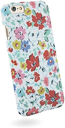 iPhone 6 Case for Girls,Nakcase Stylish-fit Classic Floral Pattern Cover and PC Hard Shell, Print Design and Soft Feel Coating Case for iPhone 6 or 6S 4.7 inch-Watercolor Floral