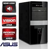 Produkt-Bild: KCS [184101] - echter Energiespar-PC (ca 50W) + Super-Silent-PC (nahezu ger&auml;uschlos) mit AMD E-350 (2x1.6GHz) Dualcore | 8GB DDR3-1333 | 500 GB SATA3(6gb/s) | ASUS E35M1-M | AMD RadeonHD 6310D, HDMI, DVI, VGA (FullHD 1080p) | 22xDVD-RW | 6-Kanal-Sourround-Sound | GigabitLAN | Firewire (IEEE1394) | Cardreader | Netzteil mit 80+ Energieeffizienz