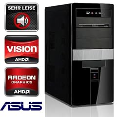 KCS [184105] - echter Energiespar-PC (ca 50W) + Super-Silent-PC (nahezu ger�uschlos) mit AMD E-350 (2x1.6GHz) Dualcore | 8GB DDR3-1333 | 2000 GB SATA3(6gb/s) | ASUS E35M1-M | AMD RadeonHD 6310D, HDMI, DVI, VGA (FullHD 1080p) | 22xDVD-RW | 6-Kanal-Sourround-Sound | GigabitLAN | Firewire (IEEE1394) | Cardreader | Netzteil mit 80+ Energieeffizienz