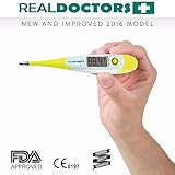 Clinical Thermometer This Oral Thermometer, Rectal Thermometer & Axillary Thermometer Is a Medical Digital Fever Thermometer For Adults Infants And Baby 10 Sec Readout Healthy Living Celsius & Fahrenheit