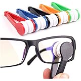 Leegoal Mini Sun Glasses Eyeglass Microfiber Spectacles Cleaner Brush Cleaning Tool,Random Color