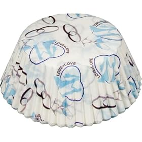Fox Run Wedding Theme Standard Bake Cups, 50 Cups
