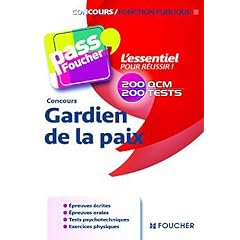 Concours Gardien de la paix
