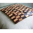 Wood Space - Throw Pillow Covers - Linen Pilllow Cover with Wooden Beads