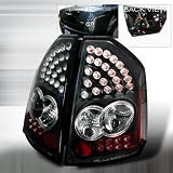 04 05 06 Chrysler 300C LED-Tail Lights - Black (Pair) by Atomic