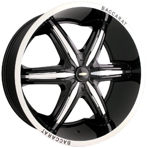 24 Inch Baccarat OutRage Black Rims