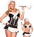 Uptown Maid - Womens French Maid Sexy Costumes Uniform Lingerie Outfits