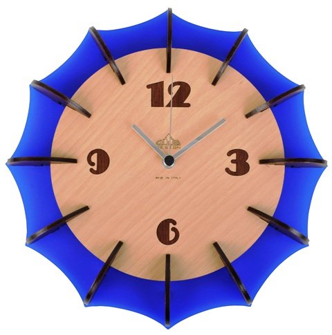ART CLOCK161 ITALIAN WOOD INTERIOR　　　【アートクロック161】  イタリア製 壁掛け時計 