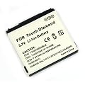 Akku kompatibel zu HTC Touch Diamond (BA S270) Li-Ion slim