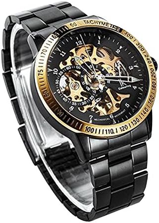 Multi Color Luxury Ik 98226 Stainless Steel Automatic Skeleton Mechanical Wristwatch Hollow Men's Watches Ik Colouring